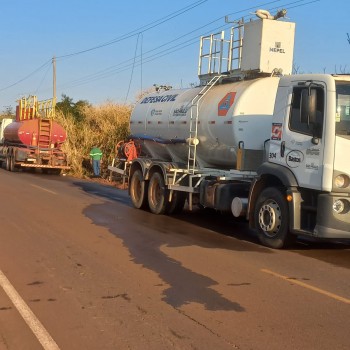 Incêndio atinge vegetação na vicinal entre Tupã e Bastos
